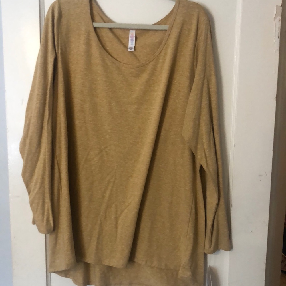 NWT lularoe lynnae 3x wheat color
